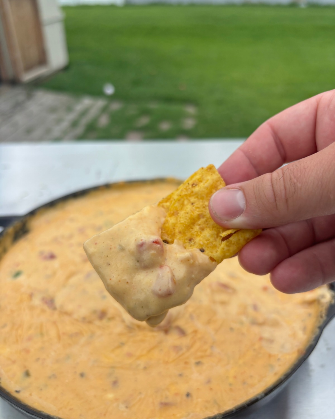 Smoked Jalapeno Cheddar Queso Dip